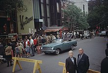 Vendors and pedestrians at the Old Town Art Fair on Wells Street in 1968 Photography by Victor Albert Grigas (1919-2017) 00233 Old Town Art Fair Chicago 1968 (37525504852).jpg