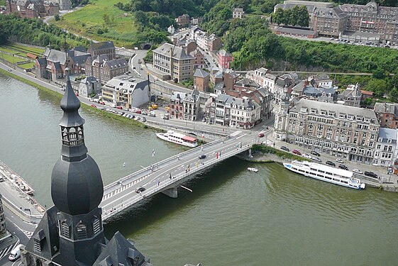 Pont Charles de Gaulle in Dinant, Belgium