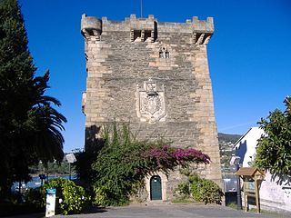 Pontedeume Place in Galicia, Spain