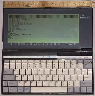 Poqet PC IBM PC compatible computer (c. 1989)