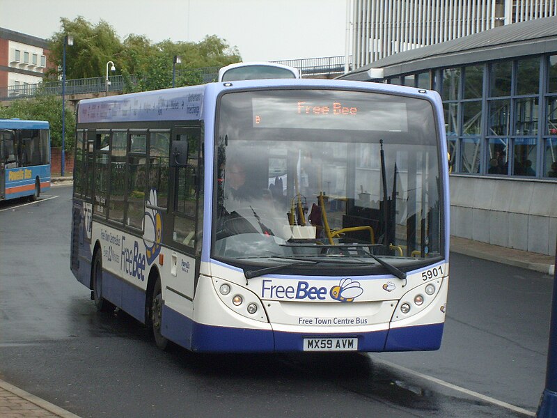 File:Powells Bus Enviro200 for Rotherham FreeBee.JPG