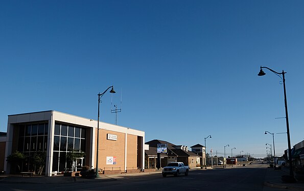 City of Prague Municipal Building, Prague (Pop. 2,386 in 2010), Oklahoma, USA