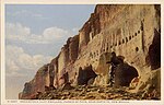 Thumbnail for File:Prehistoric Cliff Dwellings, Pueblo of Puye, Fred Harvey (NBY 19898).jpg