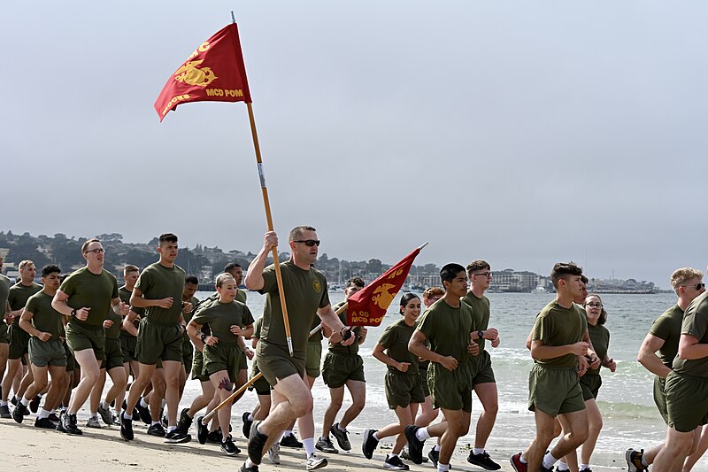 File:Presidio of Monterey, California Marine Corps Detachment beach run on May 17, 2023 - 20.jpg