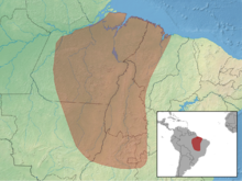 Proechimys roberti distribution (цветной) .png