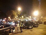 Els darrers dies del conflicte dels VTC amb el taxi, al principi del 2019, els VTC van ocupar bona part de la Diagonal (un parell de carrils de Francesc Macià a la Zona Universitària) mentre els taxistes tenien tallada la Gran Via.