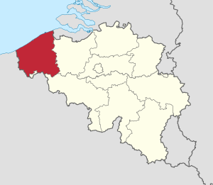 Provincie West-Vlaanderen in Belgium.svg