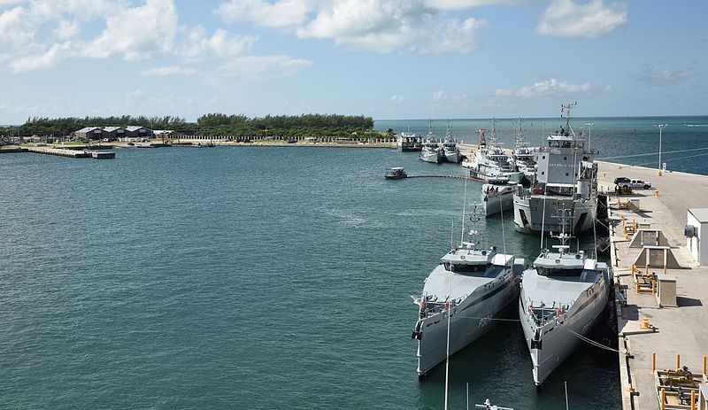 File:RBDF vessels take shelter from an approaching hurricane in Key West -a.jpg