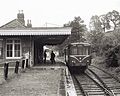 Thumbnail for File:Railbus at Tetbury railway station (1960s).JPG