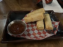 Vegetable spring rolls at the downtown Portland restaurant, 2022 Ramen Ryoma, SW Portland, Oregon (2022) - 2.jpg