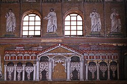 Ravenna-164-Sant' Apollinare Nuovo-Mosaik-Palatium-1979-gje.jpg