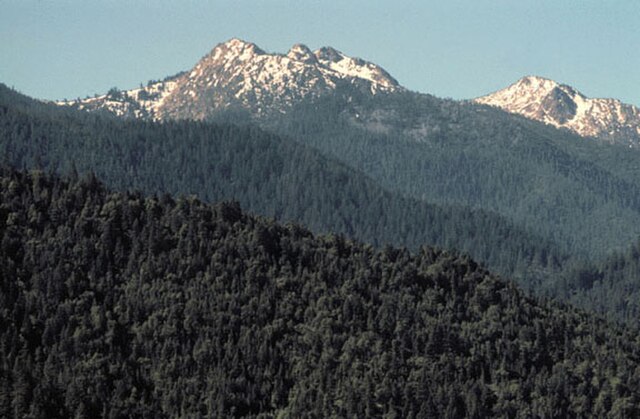 The Red Buttes in the Siskiyou Mountains