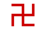 Red swastika flag.svg