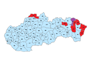 Presidential election 2019 - 1. round - districts