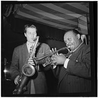 Rex Stewart et Charlie Barnet, Aquarium, New York, N.Y., ca. août 1946