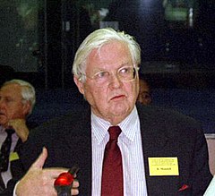 Robert Mundell CC, BA 1953, Nobel Laureate in Economics. Involved in the creation of the Euro