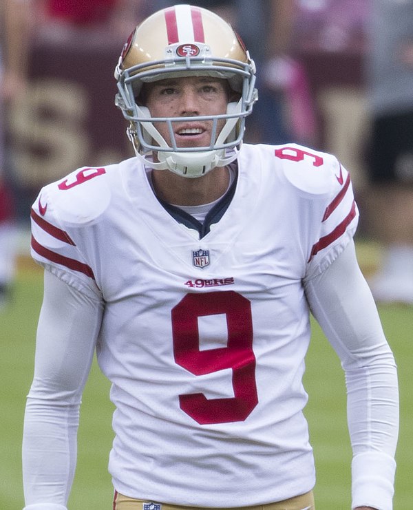 Gould with the San Francisco 49ers in 2017