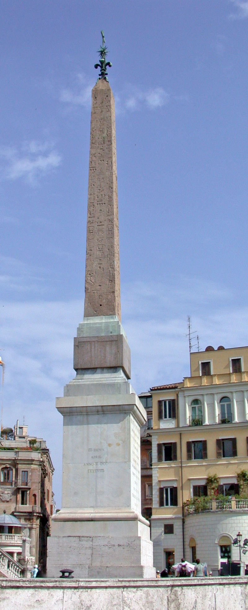 Italie : Places et fontaines de la Rome baroque 800px-RomaObeliscoSallustiano