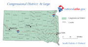 Thumbnail for South Dakota's at-large congressional district