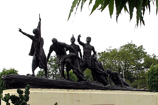 Martyrs' Memorial by D. P. Roy Choudhury in Patna