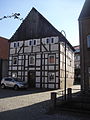 Half-timbered gabled house