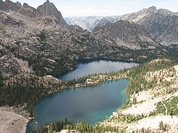 Baron and Upper Baron lakes