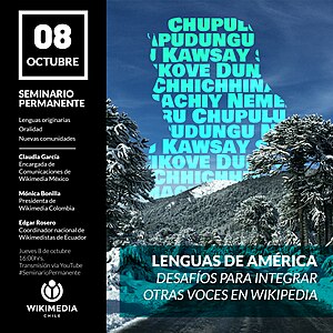 Online roundtable on how to incorporate indigenous languages to Wikipedia