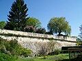 Bastion of the 1544 Porte de Meaux, seen from the Porte de Meaux.