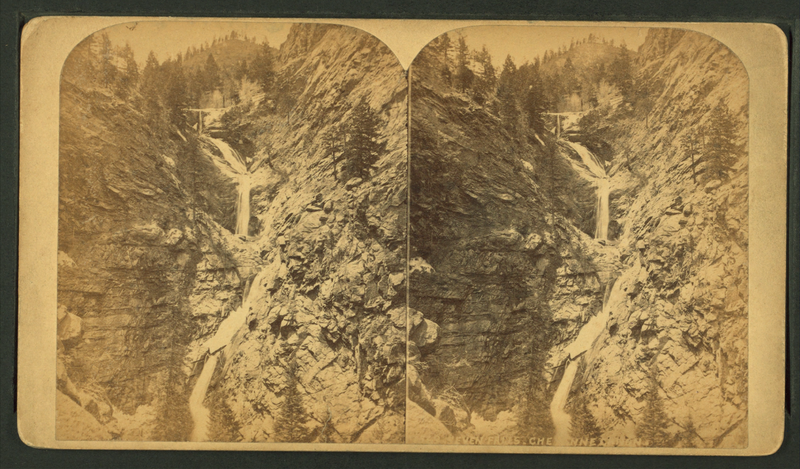 File:Seven Falls, Cheyenne Canyon, from Robert N. Dennis collection of stereoscopic views.png