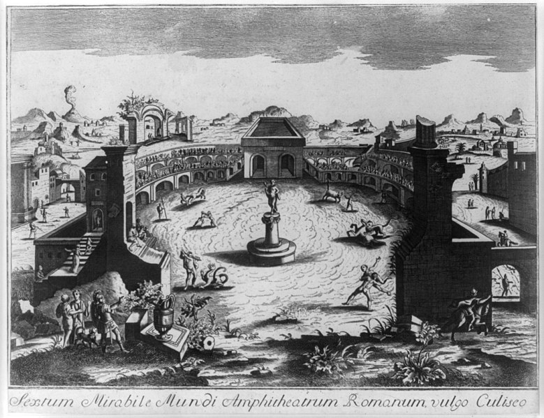 File:Sextum mirabile mundi amphitheatrum Romanum, vulgo Culiseo LCCN2004669344.jpg