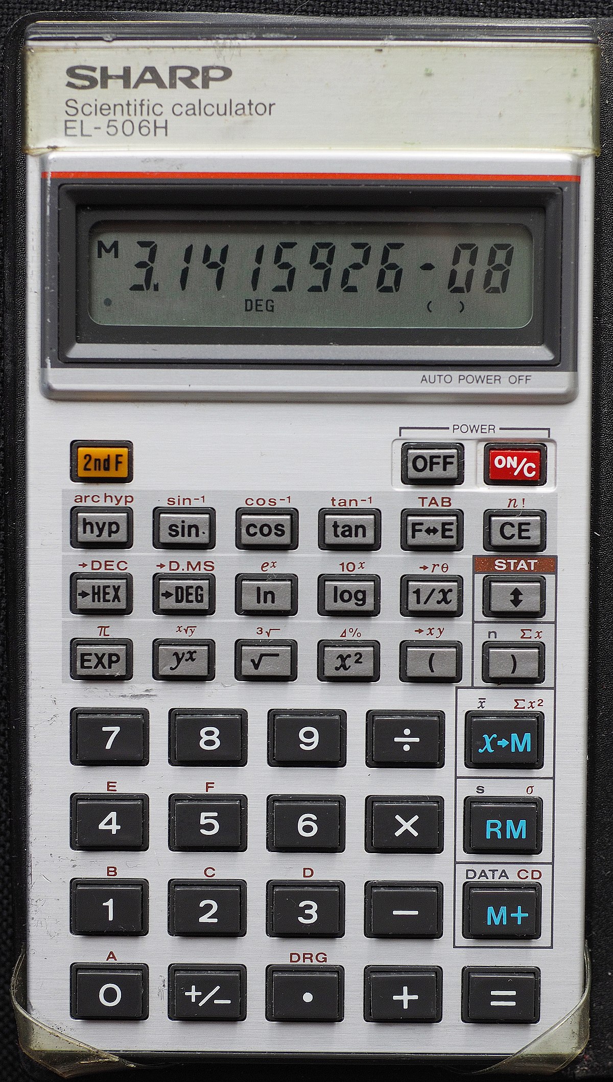 File:Sharp Scientific Calculator.jpg - Wikipedia