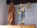 St. Georg, alte Heiligenfiguren