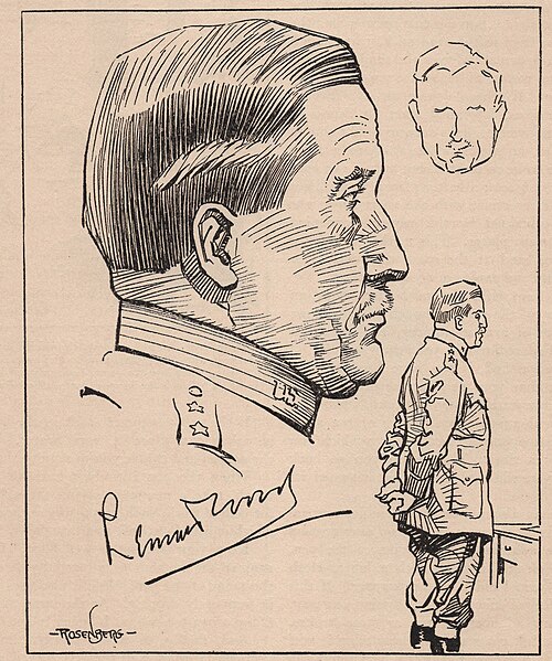 File:Signed drawing of General Leonard Wood by Manuel Rosenberg 1927.jpg
