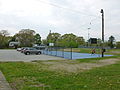 Basketball courts in Simonds Park, in Burlington, Massachusetts.