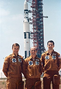 May 25, 1973: Weitz, Conrad and Kerwin sent on Skylab 2 repair mission Skylab 2 Crew Members.jpg