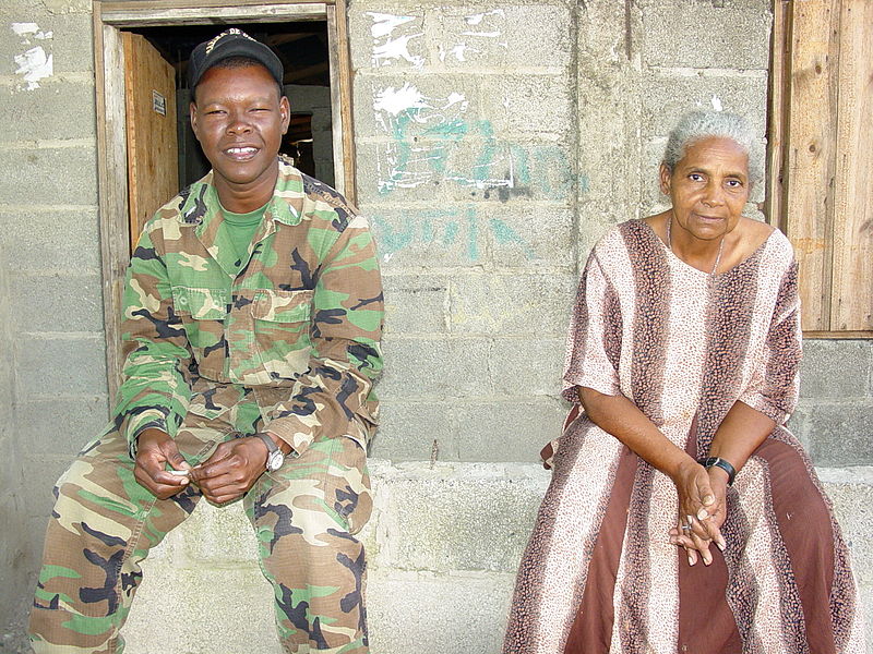 File:Soldier and Elderly Woman - Puerto Plata - Dominican Republic.jpg