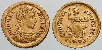 Solidus of Magnus Maximus