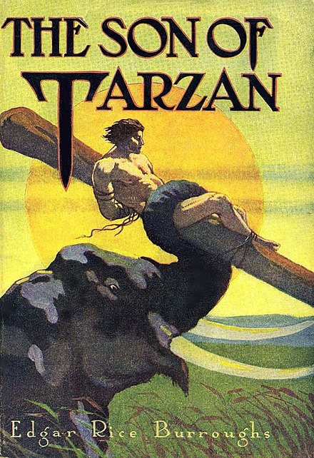 That cover makes me want to read the SON OF TARZAN! Sounds a lot better than "Tarzan and the Ant Men," anyway.