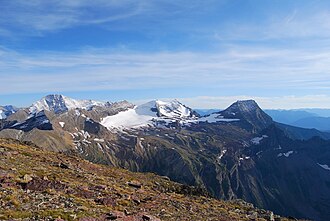 Sperry Glacier from the summit of Bearhat Mountain Sperry Glacier.jpg