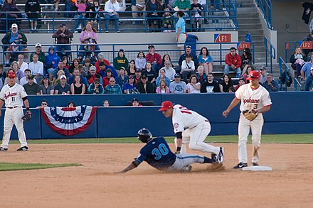 A June 11, 2008, Indians game at Avista Stadium