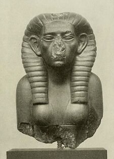 Busta královny Sebeknofru; Ägyptisches Museum Berlin