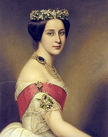 Alexandra von Sachsen-Altenburg, russische Großfürstin, Gemälde von Joseph Karl Stieler (Quelle: Wikimedia)