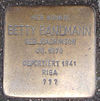Stolperstein Grindelallee 134 (Betty Bandmann), Hamburg-Rotherbaum.JPG