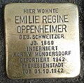 Stolperstein für Emilie Regine Oppenheimer (Eigelstein 110)