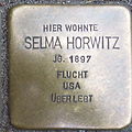 image=File:Stolperstein Lüneburg Auf dem Kauf 13 Selma Horwitz.jpg