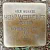 Stumbling Stone Meppen Bahnhofstrasse 30 Heinz Wertheimer