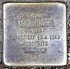 Stolperstein Wielandstr 17 (Charl) Max Singer.jpg