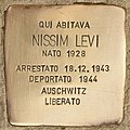 Stolperstein für Nissim Levi 2 (Livorno) .jpg