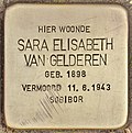 Stolperstein für Sara Elisabeth van Gelderen (Utrecht).jpg