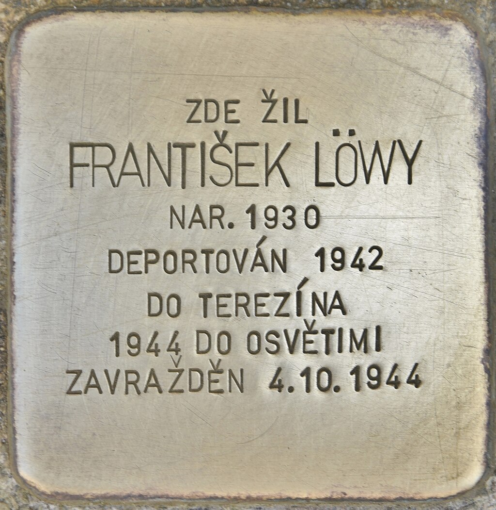 Stolperstein für Frantisek Löwy (Horaždovice).jpg